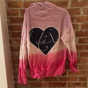 Ivory Ella Tie Dye hooded sweatshirt